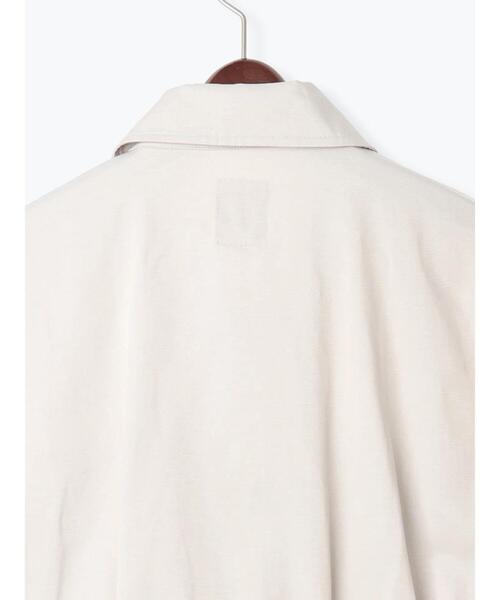 Te chichi（テチチ）の「ミリタリージャケット《2025Autumn catalog vol.2 item》（ノーカラージャケット・レディース・オフホワイト/カーキ・F）」の8枚目の写真