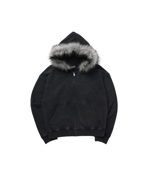 セール】ヘビーウェイト裏毛ZIPファーパーカー【UNISEX】（パーカー