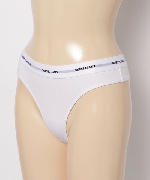GUESS JEANS（ゲスジーンズ）の「GUESS JEANS GJ THONG  ゲス Tバックショーツ パンツ（ショーツ・レディース・グリーン/ホワイト・S/M/L）」の9枚目の写真