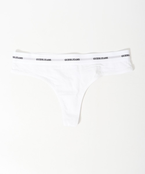 GUESS JEANS（ゲスジーンズ）の「GUESS JEANS GJ THONG  ゲス Tバックショーツ パンツ（ショーツ・レディース・グリーン/ホワイト・S/M/L）」の3枚目の写真