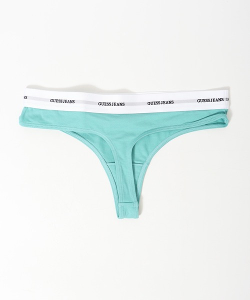 GUESS JEANS（ゲスジーンズ）の「GUESS JEANS GJ THONG  ゲス Tバックショーツ パンツ（ショーツ・レディース・グリーン/ホワイト・S/M/L）」の5枚目の写真