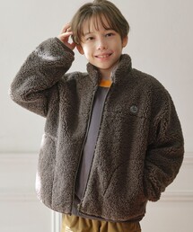 J.PRESS（ジェイプレス）の「【100-130cm】スタンドカラー ボア ブルゾン（ブルゾン）」