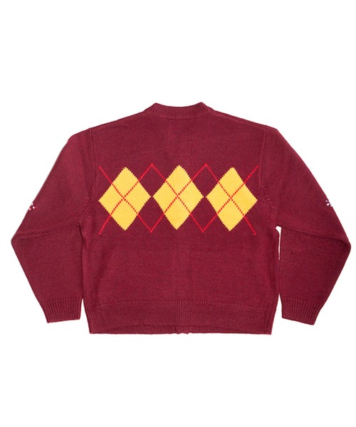 RICE NINE TEN(ライスナインテン)の「ARGYLE CARDIGAN(カーディガン/ボレロ・メンズ・オリーブ/ネイビー/ワイン・2/1)」の8枚目の写真