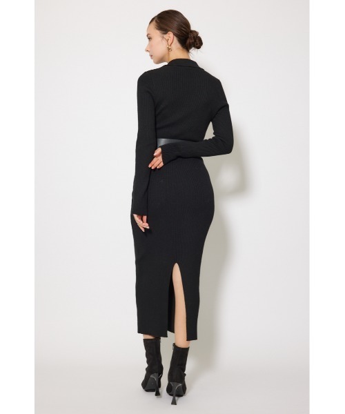 セール】スキッパーニットワンピース 秋服 冬服（ワンピース）｜rienda