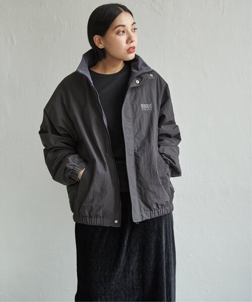 DISCUS ATHLETIC（ディスカス　アスレチック）の「DISCUS ATHLETIC 裏フリーススタンドブルゾン（ブルゾン・レディース・オフホワイト/ブラック/ベージュ・M/L）」の3枚目の写真