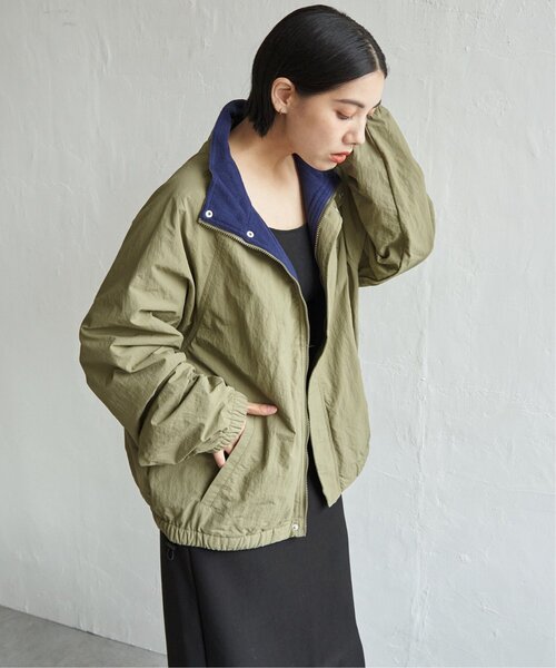 DISCUS ATHLETIC（ディスカス　アスレチック）の「DISCUS ATHLETIC 裏フリーススタンドブルゾン（ブルゾン・レディース・オフホワイト/ブラック/ベージュ・M/L）」の4枚目の写真