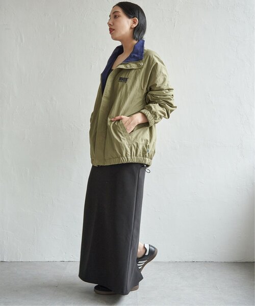 DISCUS ATHLETIC（ディスカス　アスレチック）の「DISCUS ATHLETIC 裏フリーススタンドブルゾン（ブルゾン・レディース・オフホワイト/ブラック/ベージュ・M/L）」の8枚目の写真