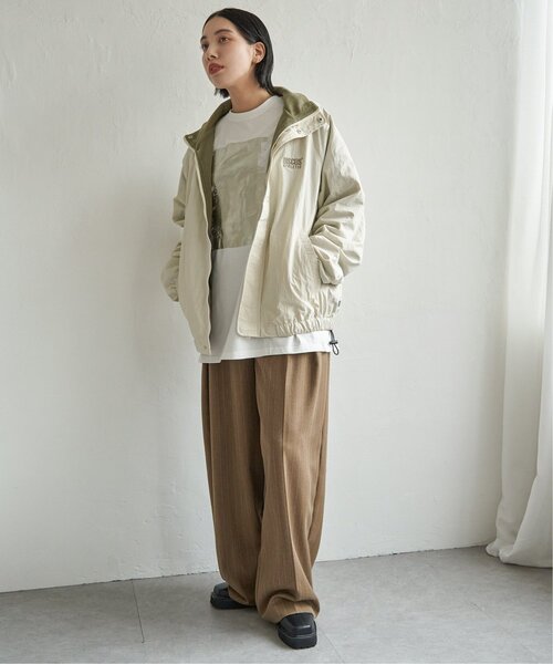 DISCUS ATHLETIC（ディスカス　アスレチック）の「DISCUS ATHLETIC 裏フリーススタンドブルゾン（ブルゾン・レディース・オフホワイト/ブラック/ベージュ・M/L）」の13枚目の写真