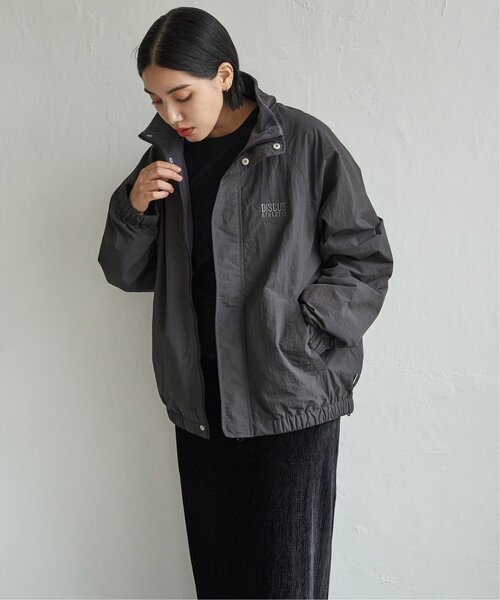 DISCUS ATHLETIC（ディスカス　アスレチック）の「DISCUS ATHLETIC 裏フリーススタンドブルゾン（ブルゾン・レディース・オフホワイト/ブラック/ベージュ・M/L）」の21枚目の写真