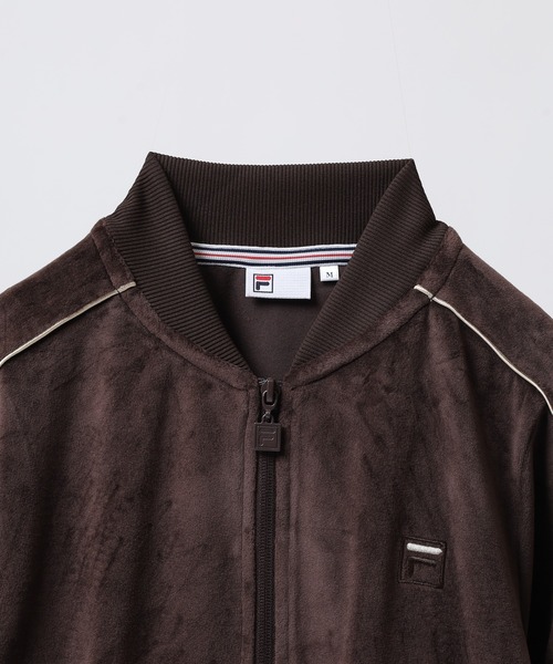 FILA VEROUR JACKET フィラ ジップアップ ベロアジャケット（ブルゾン