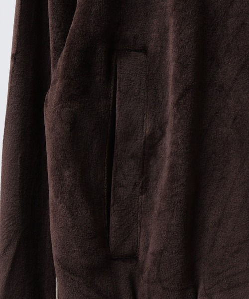 FILA（フィラ）の「FILA VEROUR JACKET フィラ ジップアップ ベロアジャケット（ブルゾン・レディース・ブラック/ワイン/ブラウン・M/L/XL）」の10枚目の写真