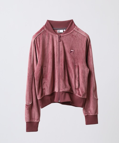 FILA VEROUR JACKET フィラ ジップアップ ベロアジャケット（ブルゾン