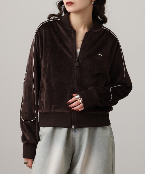 FILA VEROUR JACKET フィラ ジップアップ ベロアジャケット（ブルゾン