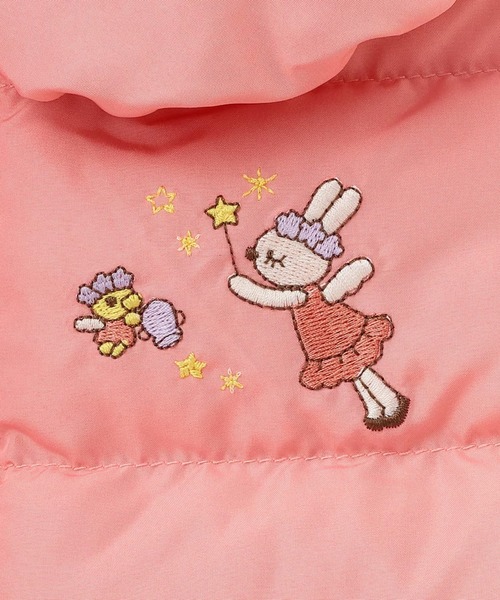 KP（ケーピー）の「Sorona中綿 タフタコート（その他アウター・キッズ・ピンク/ネイビー/サックスブルー・80ｃｍ/90cm/100cm/110cm/120cm/130cm/140cm）」の10枚目の写真