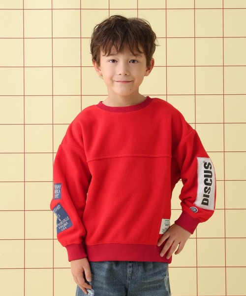 LEPSIM(レプシィム)の「【KIDS】【DISCUS/ディスカス】フリースパッチ 597885(その他トップス・レディース・アイボリー/ブラック/レッド・130)」の3枚目の写真