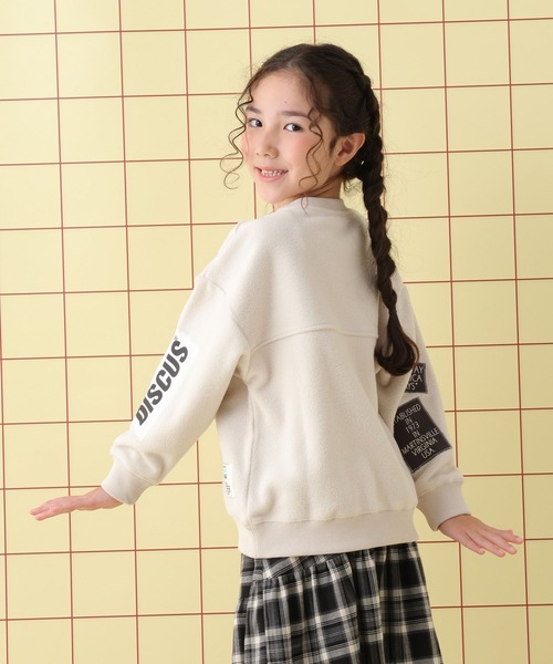 LEPSIM(レプシィム)の「【KIDS】【DISCUS/ディスカス】フリースパッチ 597885(その他トップス・レディース・アイボリー/ブラック/レッド・130)」の1枚目の写真