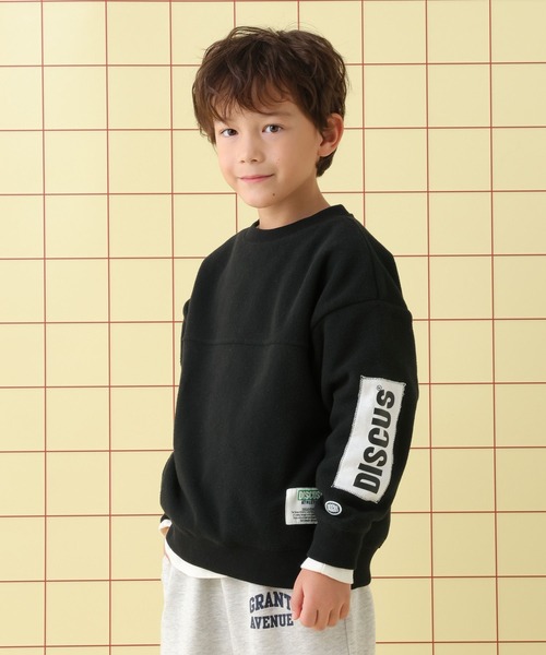 LEPSIM(レプシィム)の「【KIDS】【DISCUS/ディスカス】フリースパッチ 597885(その他トップス・レディース・アイボリー/ブラック/レッド・130)」の2枚目の写真