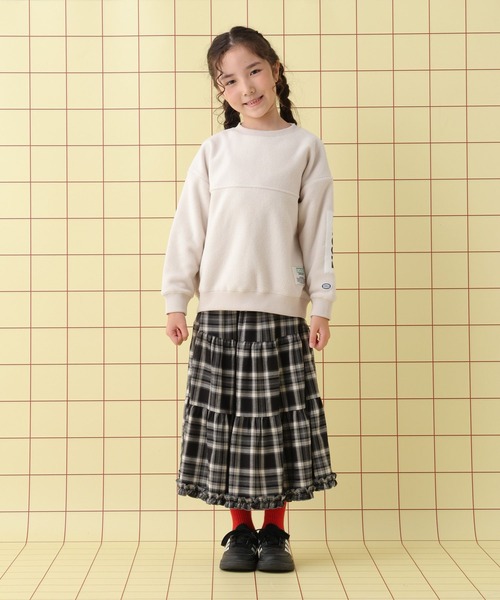 LEPSIM(レプシィム)の「【KIDS】【DISCUS/ディスカス】フリースパッチ 597885(その他トップス・レディース・アイボリー/ブラック/レッド・130)」の7枚目の写真