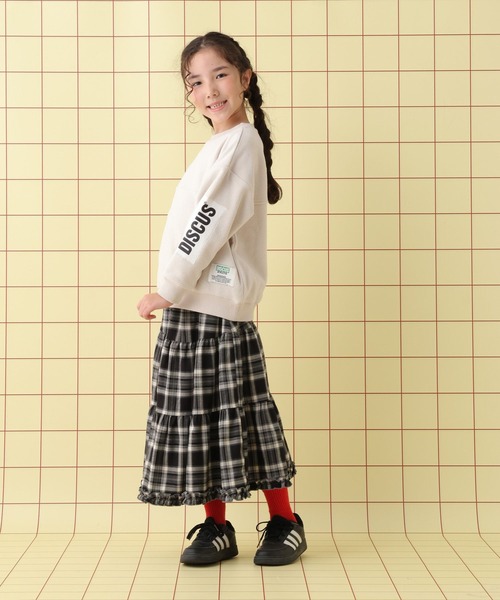 LEPSIM(レプシィム)の「【KIDS】【DISCUS/ディスカス】フリースパッチ 597885(その他トップス・レディース・アイボリー/ブラック/レッド・130)」の8枚目の写真