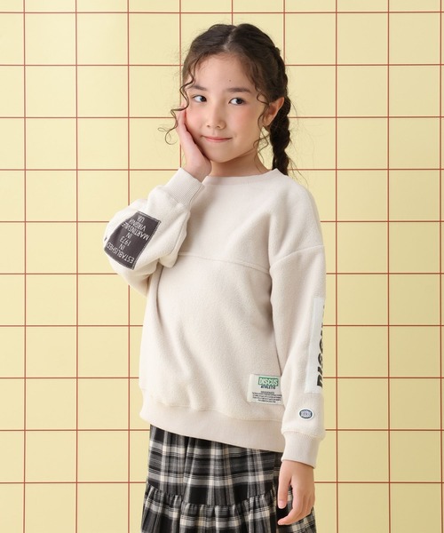 LEPSIM(レプシィム)の「【KIDS】【DISCUS/ディスカス】フリースパッチ 597885(その他トップス・レディース・アイボリー/ブラック/レッド・130)」の11枚目の写真