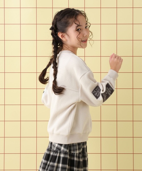LEPSIM(レプシィム)の「【KIDS】【DISCUS/ディスカス】フリースパッチ 597885(その他トップス・レディース・アイボリー/ブラック/レッド・130)」の13枚目の写真