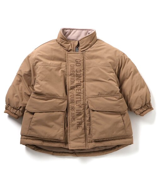 F.O.KIDS(エフオーキッズ)の「【洗える】パテッドアウター_ジュニア対応(ダウンジャケット/コート・キッズ・ブラック/ブラウン/ライトグレー・80/90/100/110/120/130/140)」の3枚目の写真