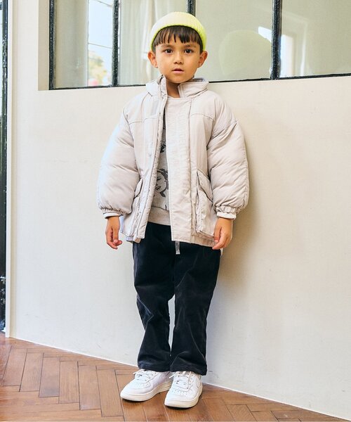 F.O.KIDS(エフオーキッズ)の「【洗える】パテッドアウター_ジュニア対応(ダウンジャケット/コート・キッズ・ブラック/ブラウン/ライトグレー・80/90/100/110/120/130/140)」の5枚目の写真