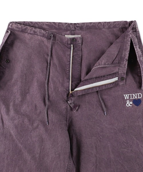 WIND AND SEA(ウィンダンシー)の「SNOW PANT(カーゴパンツ・メンズ・パープル・M)」の3枚目の写真
