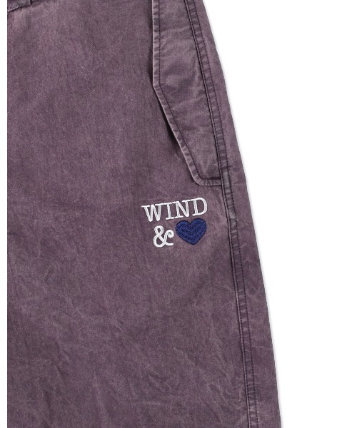WIND AND SEA(ウィンダンシー)の「SNOW PANT(カーゴパンツ・メンズ・パープル・M)」の6枚目の写真