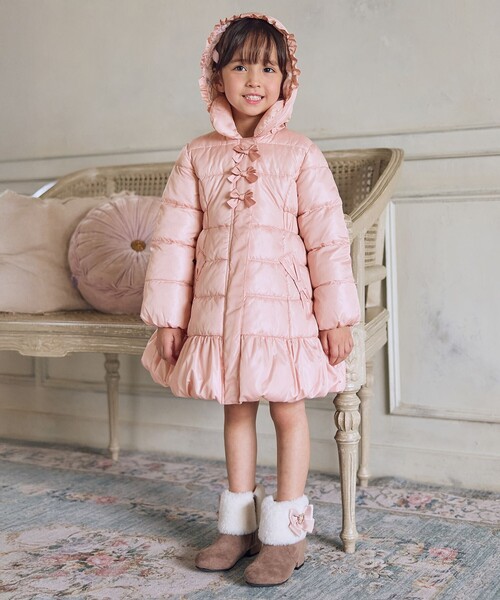 しかっちゃん 着物リメイク　Aラインコート　取り外しフード付き セール】【フード取り外し/洗濯機可能】Aラインコート（ダウン