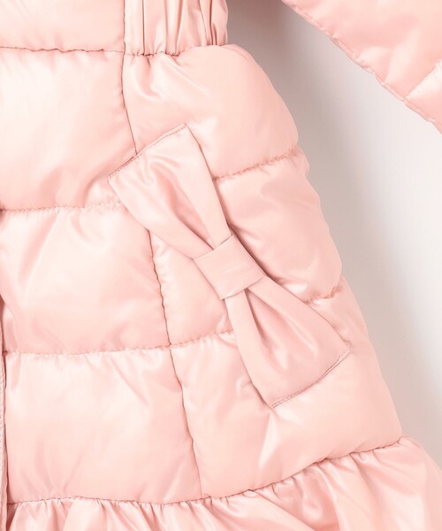 コート プレゼント Aライン ピンク フード取り外し/洗濯機可能】Aラインコート（ダウンジャケット/コート