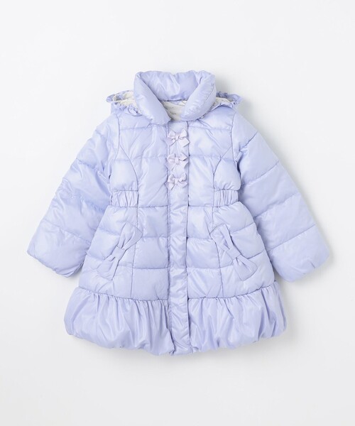 フード取り外し/洗濯機可能】Aラインコート（ダウンジャケット/コート