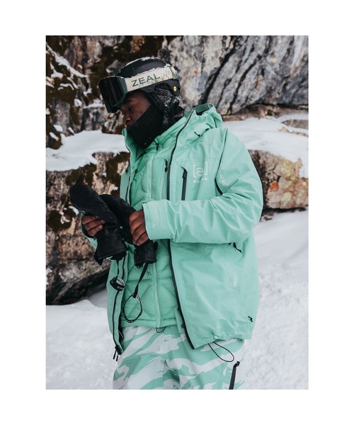 BURTON パウライン　GORE-TEX 2Lジャケット ライトグリーン メンズ ピローライン GORE-TEX 2L ジャケット | Burton.com Winter 2023 JP