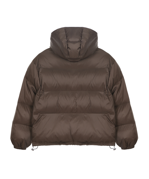 NICK&NICOLE(ニックアンドニコール)の「MINIMALISM HOODY PUFFER PADDING_BROWN(ダウンジャケット/コート・レディース・その他・FREE)」の3枚目の写真