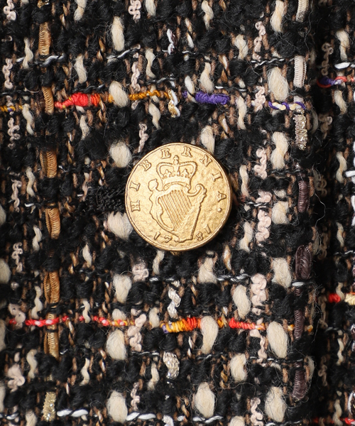 journal standard L'essage（ジャーナルスタンダードレサージュ）の「【SP】GIOLICAツイードWIDEジャケット（ノーカラージャケット・レディース・ブラック系その他・FREE）」の15枚目の写真