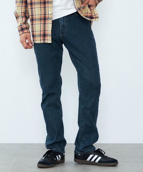 EDWIN(エドウィン)の「EDWIN エドウィン ジャージーズ レギュラーストレートパンツ 【スタンダードモデル】(デニムパンツ・メンズ・ブルー・SMALL/MEDIUM/LARGE/X-LARGE)」の2枚目の写真