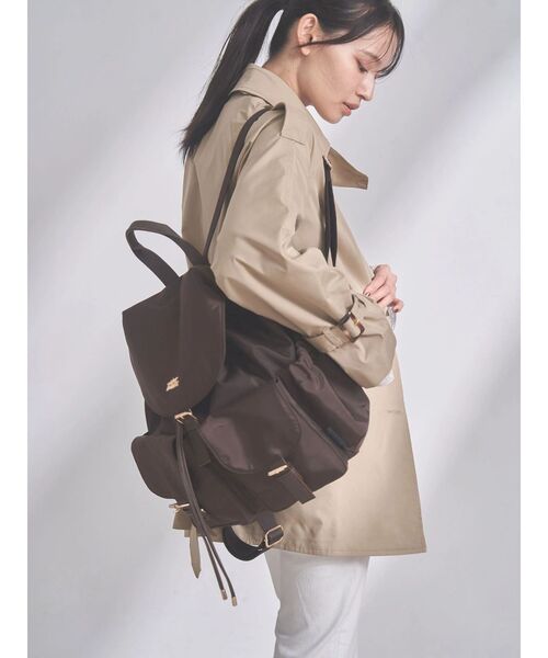 OUTDOOR PRODUCTS（アウトドアプロダクツ）の「【OUTDOOR別注】バックルリュック（バックパック/リュック・レディース・ベージュ/ブラウン/ブラック・FREE）」の4枚目の写真