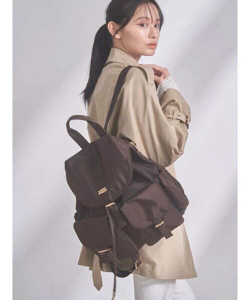 OUTDOOR PRODUCTS（アウトドアプロダクツ）の「【OUTDOOR別注】バックルリュック（バックパック/リュック・レディース・ベージュ/ブラウン/ブラック・FREE）」の5枚目の写真