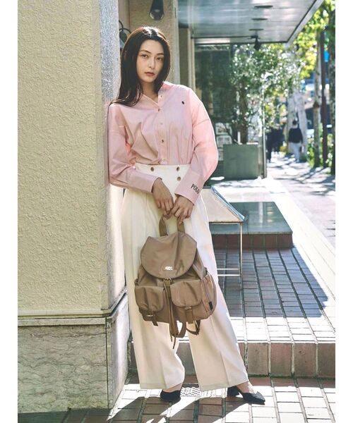 OUTDOOR PRODUCTS（アウトドアプロダクツ）の「【OUTDOOR別注】バックルリュック（バックパック/リュック・レディース・ベージュ/ブラウン/ブラック・FREE）」の13枚目の写真