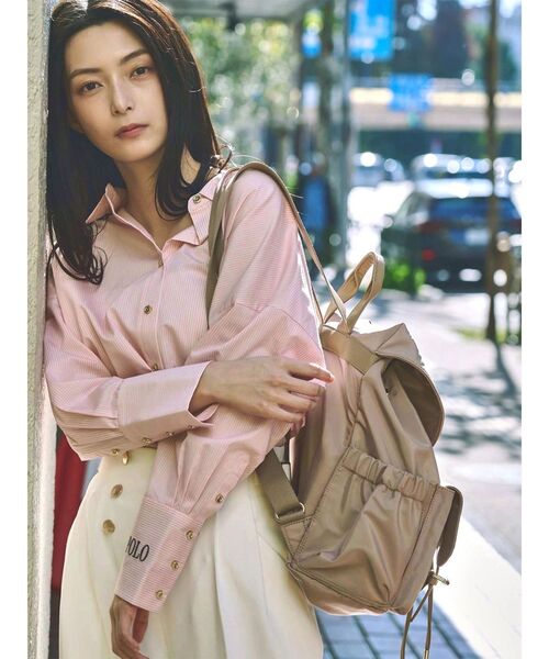 OUTDOOR PRODUCTS（アウトドアプロダクツ）の「【OUTDOOR別注】バックルリュック（バックパック/リュック・レディース・ベージュ/ブラウン/ブラック・FREE）」の16枚目の写真