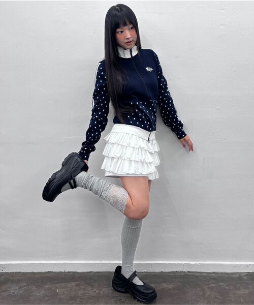 LUVISTRUE（ラヴイズトゥルー）の「GT STAR TRAINING ZIP UP(NAVY)（ナイロンジャケット・レディース・その他・FREE）」の2枚目の写真
