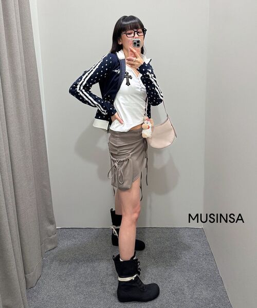 LUVISTRUE（ラヴイズトゥルー）の「GT STAR TRAINING ZIP UP(NAVY)（ナイロンジャケット・レディース・その他・FREE）」の4枚目の写真