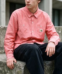 【C-HUF2】【HUF/ハフ】TOTAL ECLIPSE CHAMBRAY SHIRT BU00229