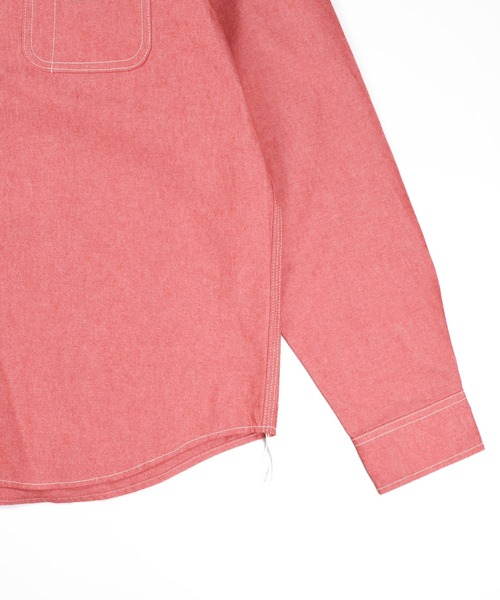 HUF（ハフ）の「【C-HUF2】【HUF/ハフ】TOTAL ECLIPSE CHAMBRAY SHIRT BU00229（シャツ/ブラウス・メンズ・ブラック/レッド・MEDIUM/SMALL/X-LARGE/LARGE/XX-LARGE）」の16枚目の写真