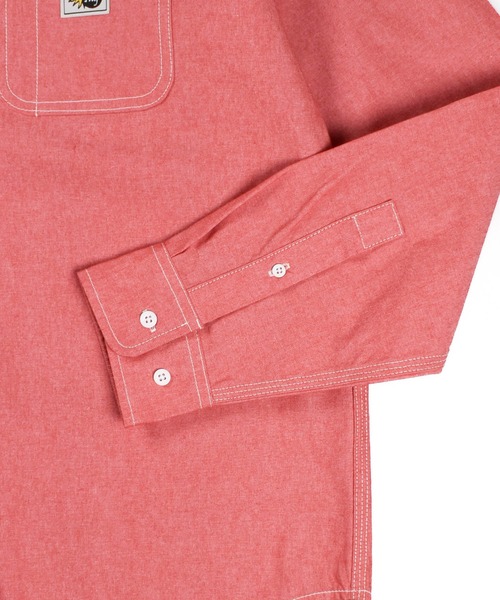 HUF（ハフ）の「【C-HUF2】【HUF/ハフ】TOTAL ECLIPSE CHAMBRAY SHIRT BU00229（シャツ/ブラウス・メンズ・ブラック/レッド・MEDIUM/SMALL/X-LARGE/LARGE/XX-LARGE）」の17枚目の写真