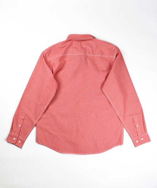 HUF（ハフ）の「【C-HUF2】【HUF/ハフ】TOTAL ECLIPSE CHAMBRAY SHIRT BU00229（シャツ/ブラウス・メンズ・ブラック/レッド・MEDIUM/SMALL/X-LARGE/LARGE/XX-LARGE）」の18枚目の写真