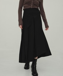 Asymmetry Tuck Skirt/アシンメトリータックスカート