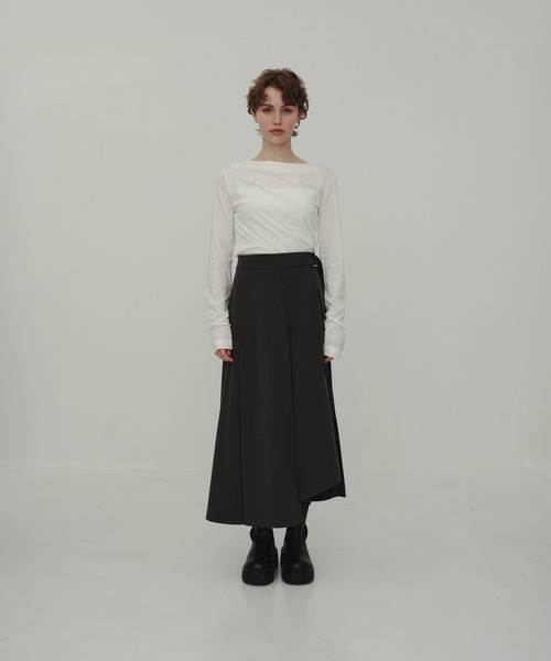 スカート CITY TOKYO Asymmetry Tuck Skirt Asymmetry Tuck Skirt/アシンメトリータックスカート（スカート