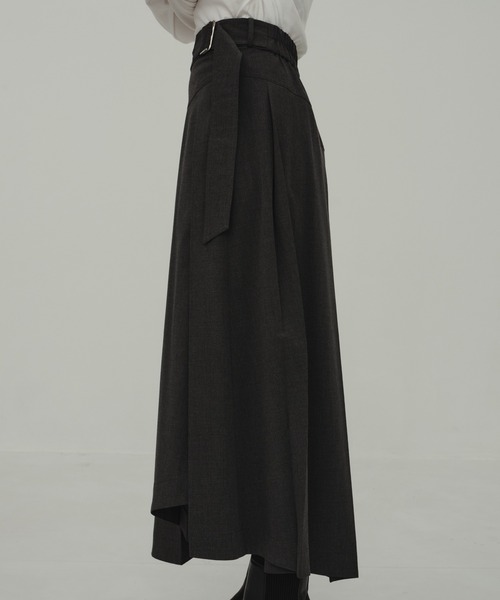 スカート CITY TOKYO Asymmetry Tuck Skirt Asymmetry Tuck Skirt/アシンメトリータックスカート（スカート