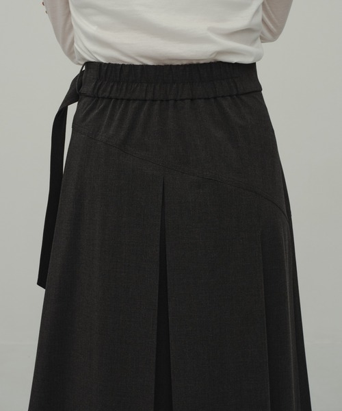 Asymmetry Tuck Skirt/アシンメトリータックスカート（スカート